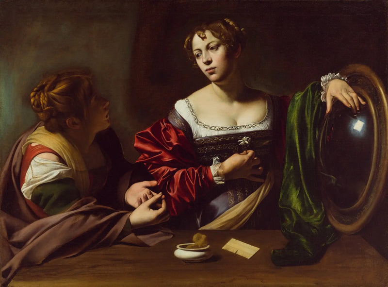Marthe ve Marie-Madeleine - Caravaggio