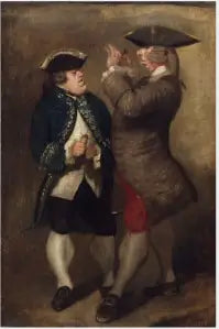 Sir William Lowther ve Joseph Leeson'un karikatürü, gelecekteki Milltown 1. Kontu - Joshua Reynolds
