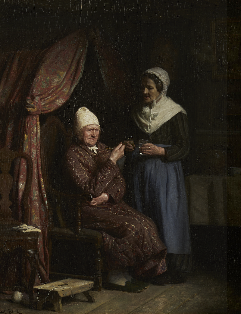 Bir hasta. - Carl Heinrich Bloch