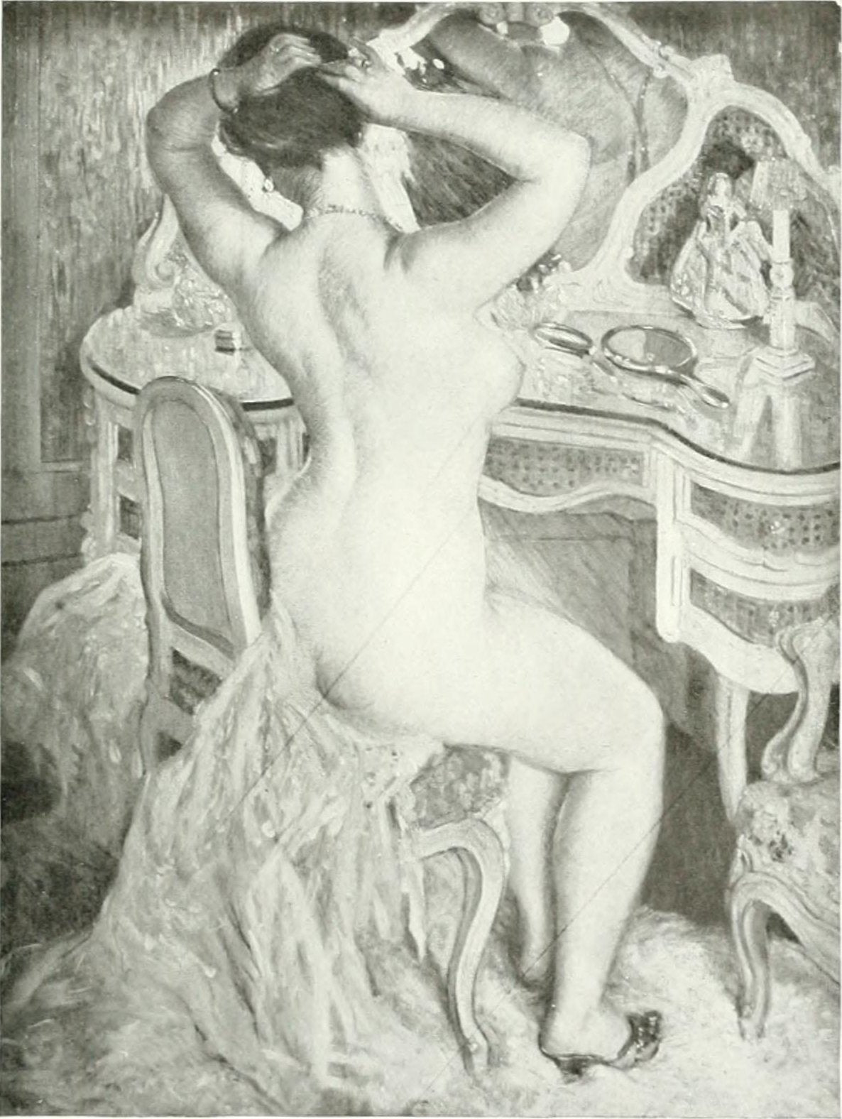 Femme nue à sa toilette - Frederick Carl Frieseke