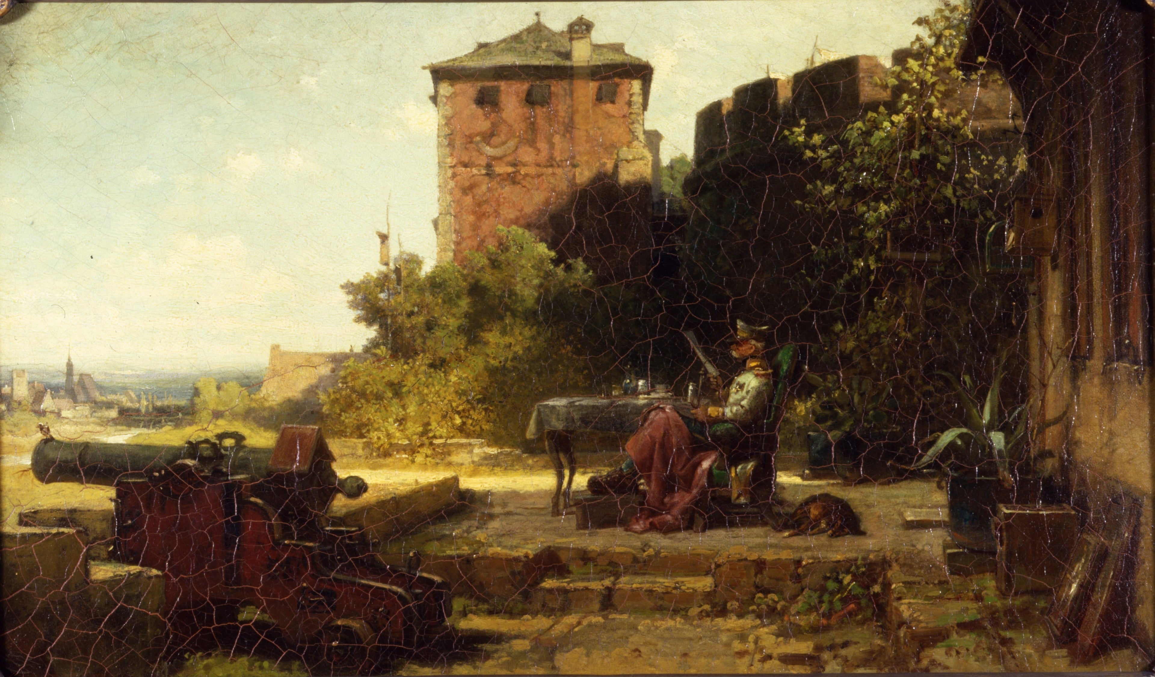 Eski kalenin komutanı - Carl Spitzweg