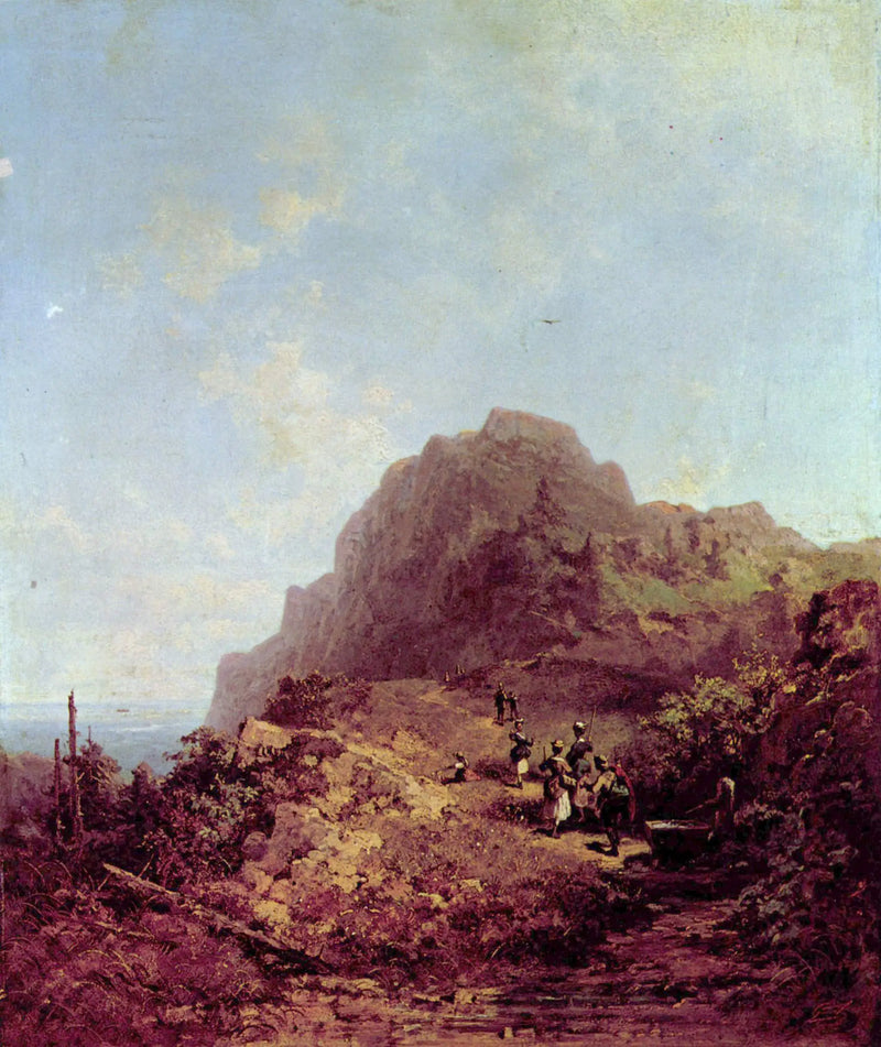 Dağda Yürüyüş - Carl Spitzweg