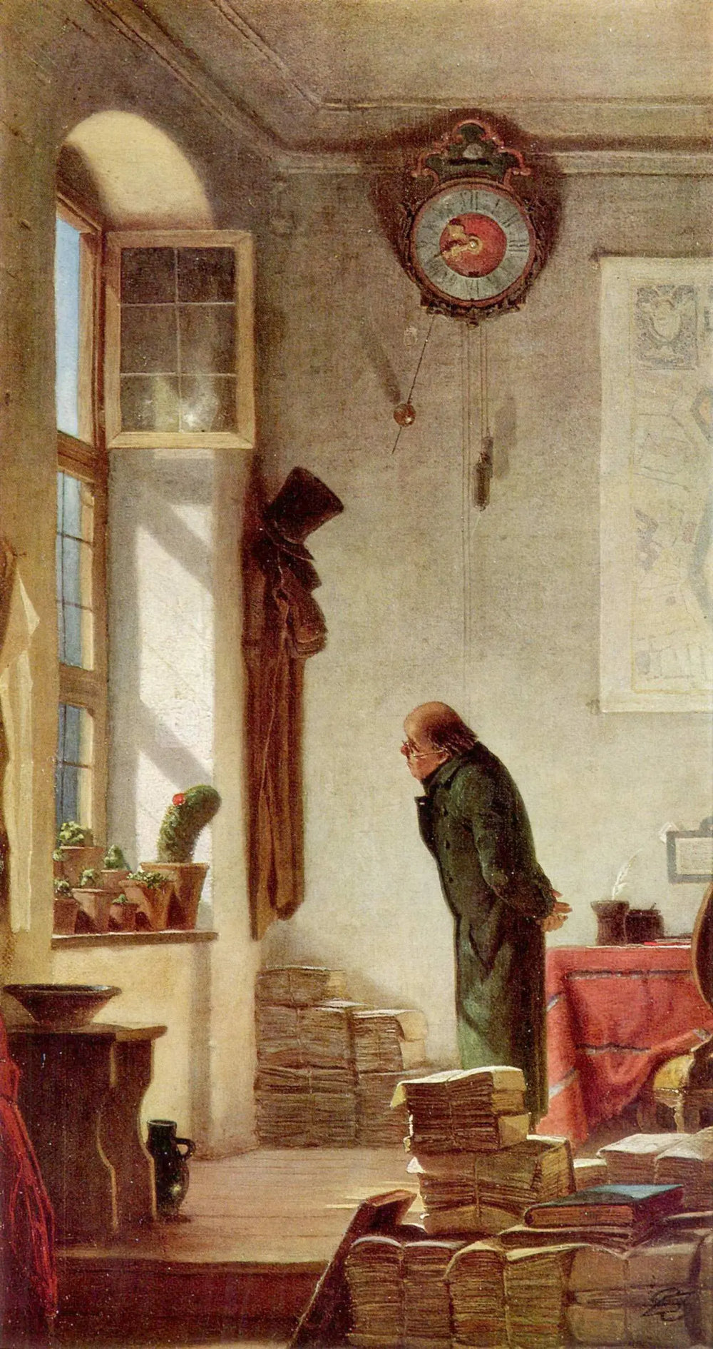 L’amateur de cactus - Carl Spitzweg - Alpha Reproduction