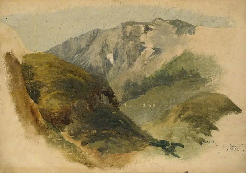 Dağ Manzarası - Carl Spitzweg
