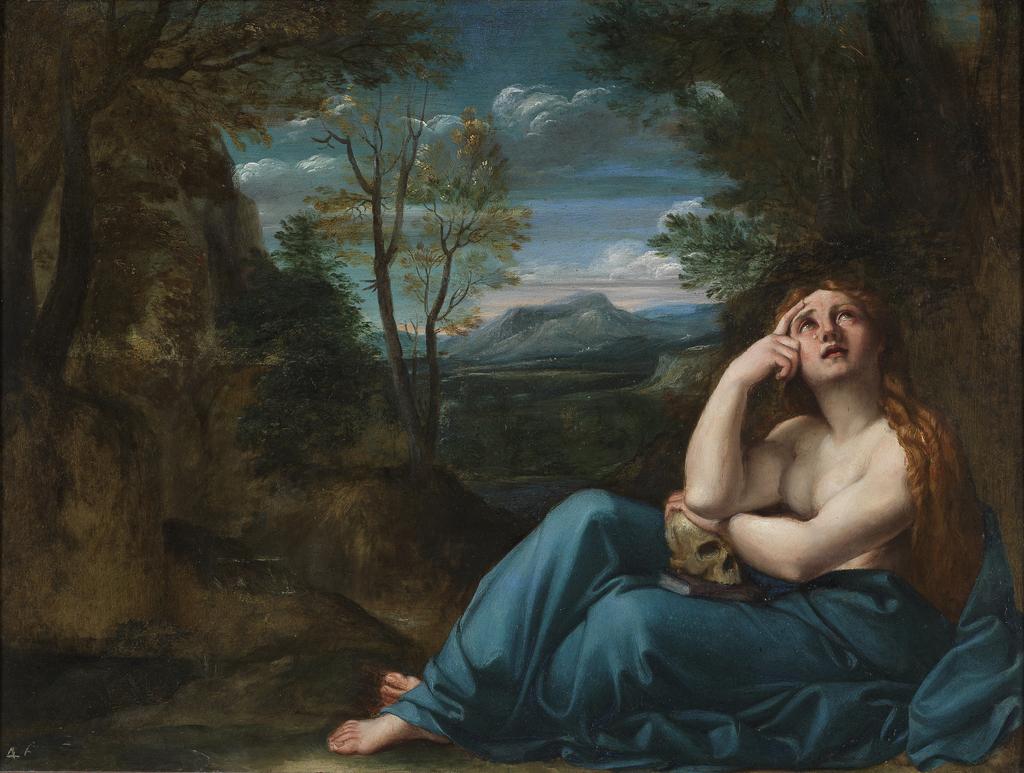Marie-Madeleine dans un paysage - Annibale Carracci - Alpha Reproduction
