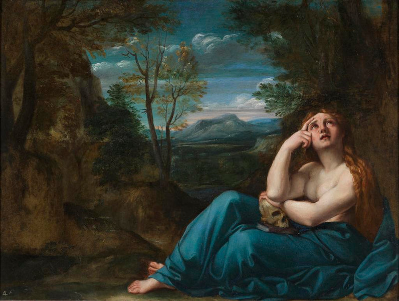 Marie-Madeleine dans un paysage - Annibale Carracci