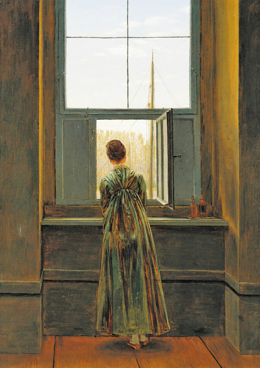 Penceredeki Kadın - Caspar David Friedrich