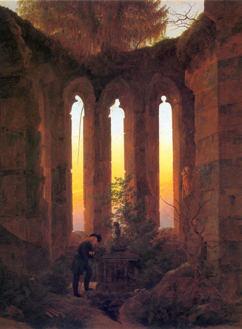 Hutten Mezarı - Caspar David Friedrich