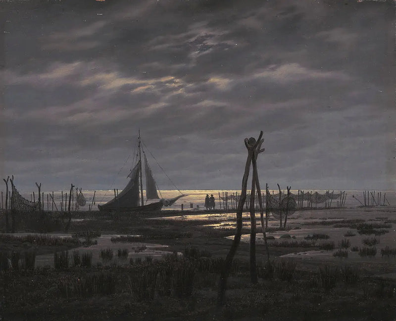 Bataklık Plajı - Caspar David Friedrich