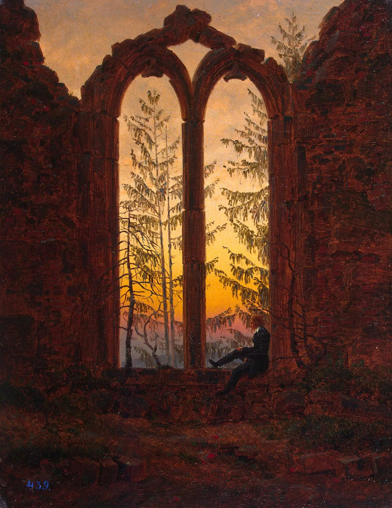 Oybin Manastırı'nın Kalıntıları - Caspar David Friedrich