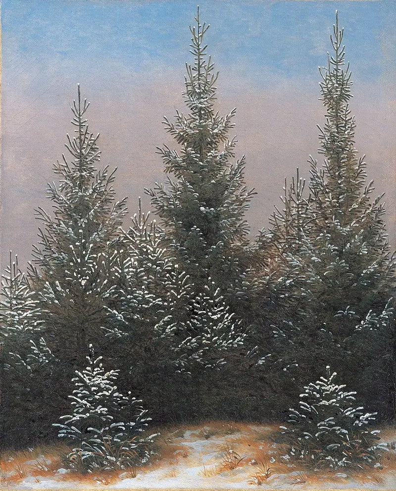 Karla kaplı bahar - Caspar David Friedrich