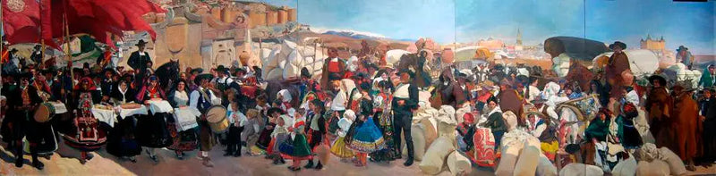 Castille, ekmek festivali - Joaquín Sorolla