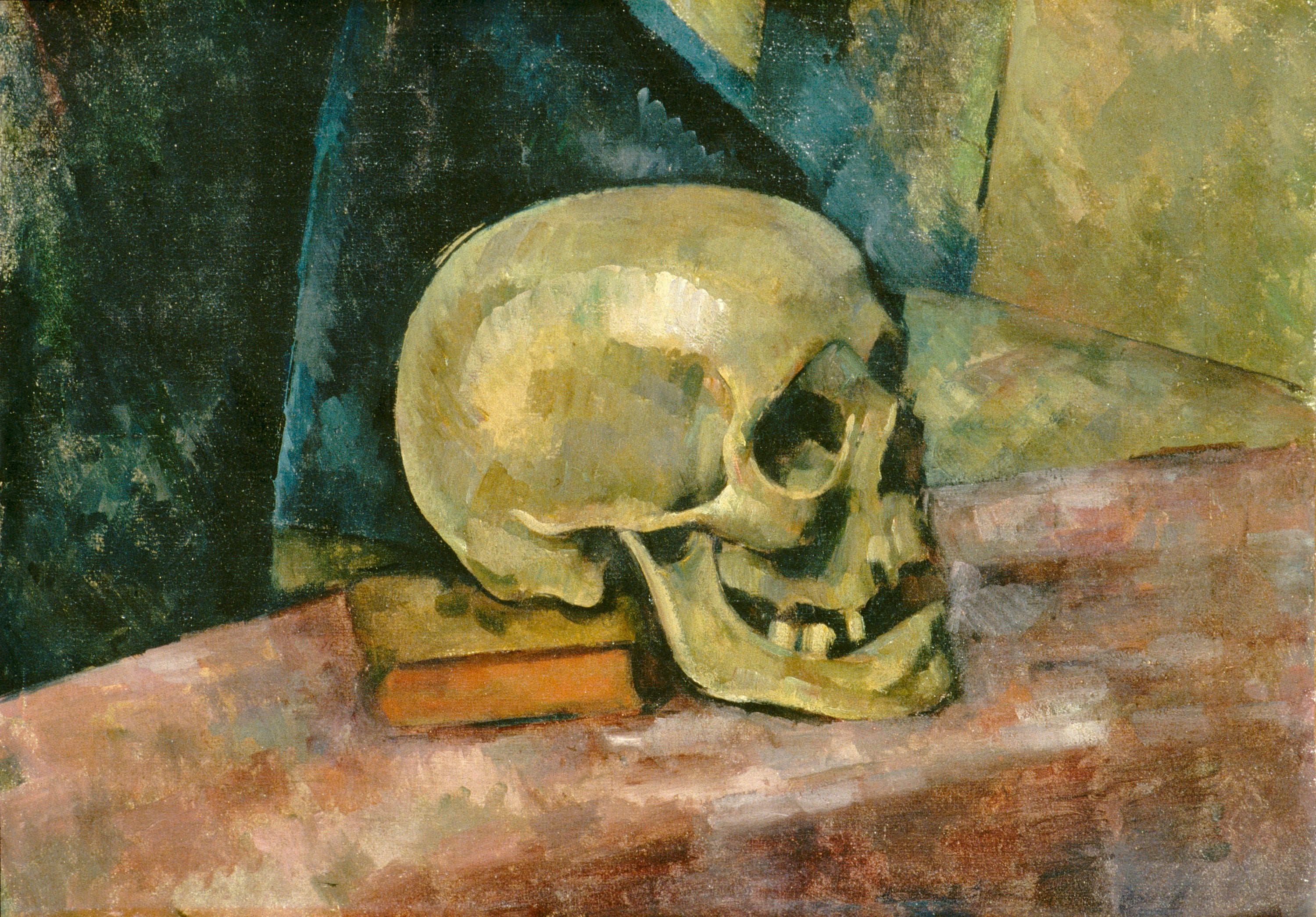 Reproduction du tableau « Crâne - Paul Cézanne » par Alpha Reproduction en peinture à l’huile