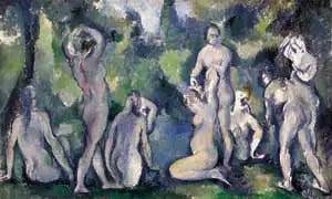 Yüzücü Grubu - Paul Cézanne