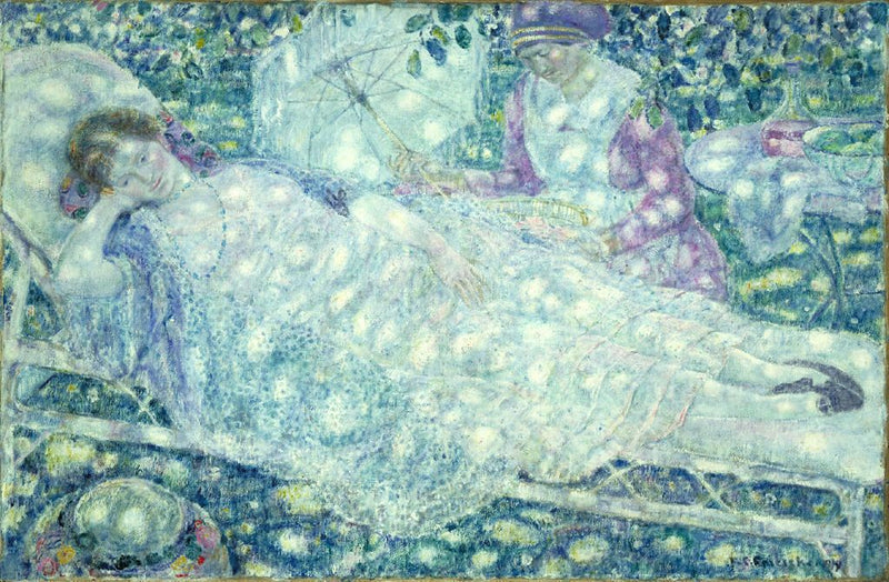 Şezlong - Frederick Carl Frieseke