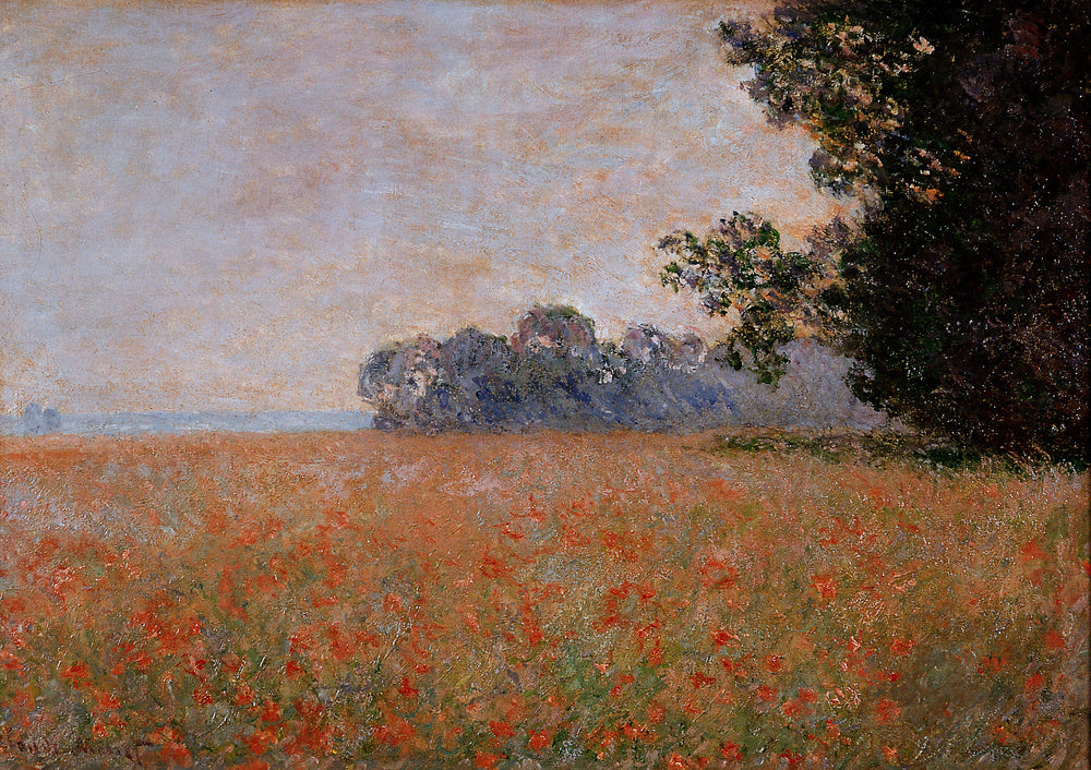 🌾 Gelinciklerle Buğday Tarlası – Claude Monet (1890 civarı)
