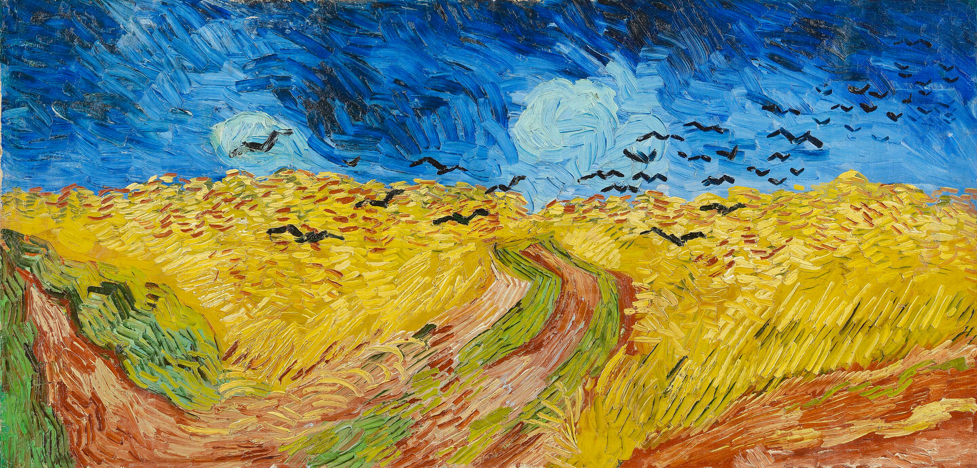 Kargalarla Buğday Tarlası - Vincent van Gogh