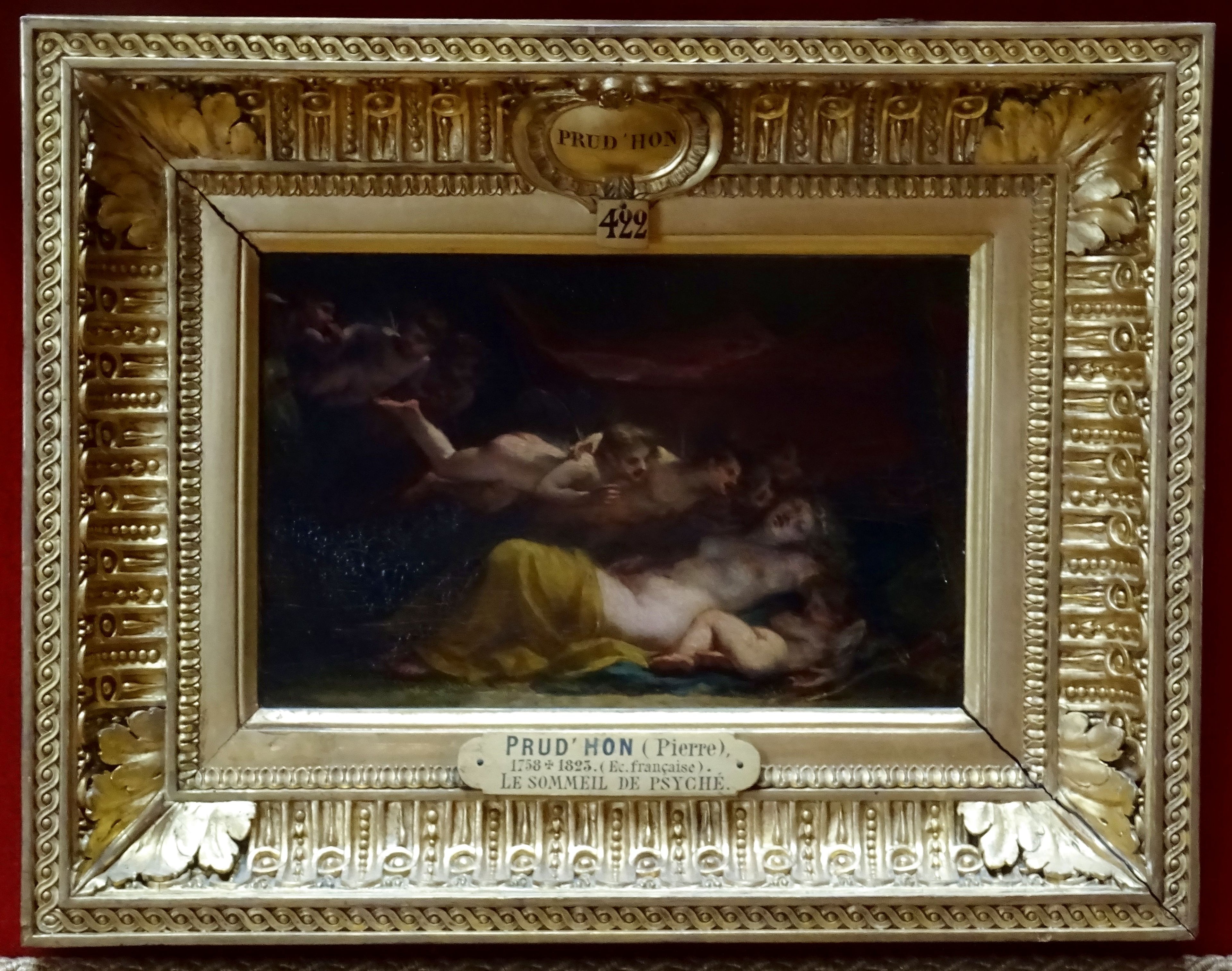 Vénus et l'Amour endormis, caressés et réveillés par les Zéphyrs - Pierre-Paul Prud'hon