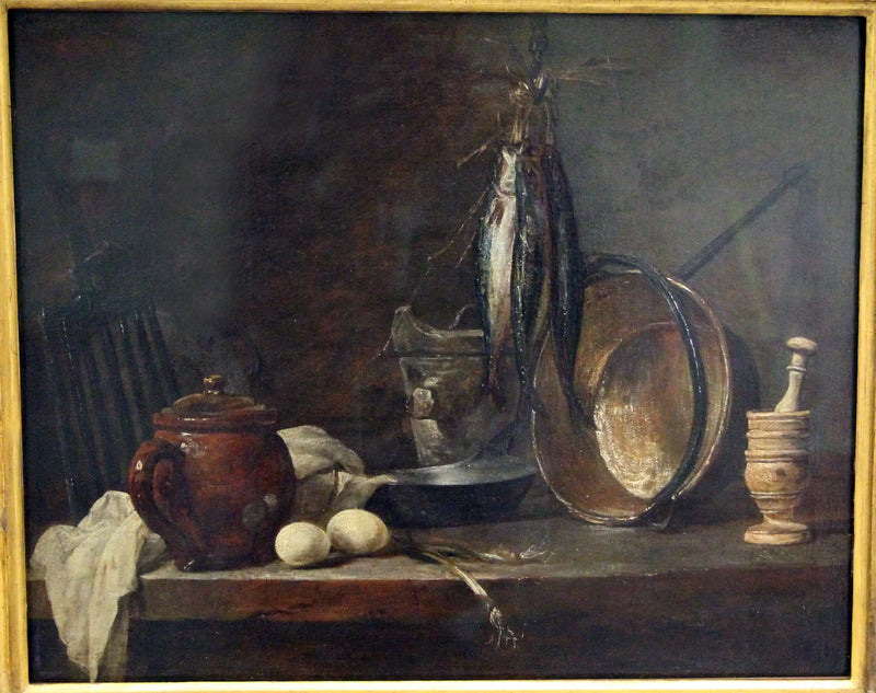 İnce Menü ve Mutfak Gereçleri - Jean Simeón Chardin