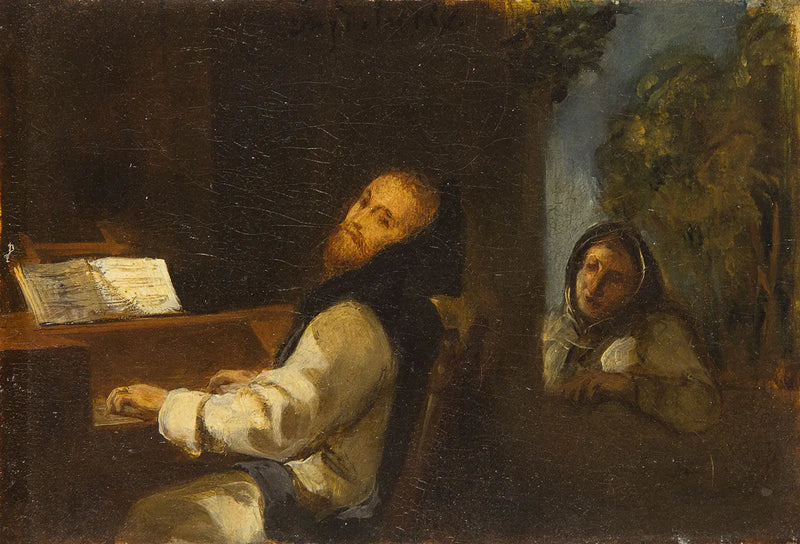 Yuste Manastırı'nda Charles Quint - Eugène Delacroix