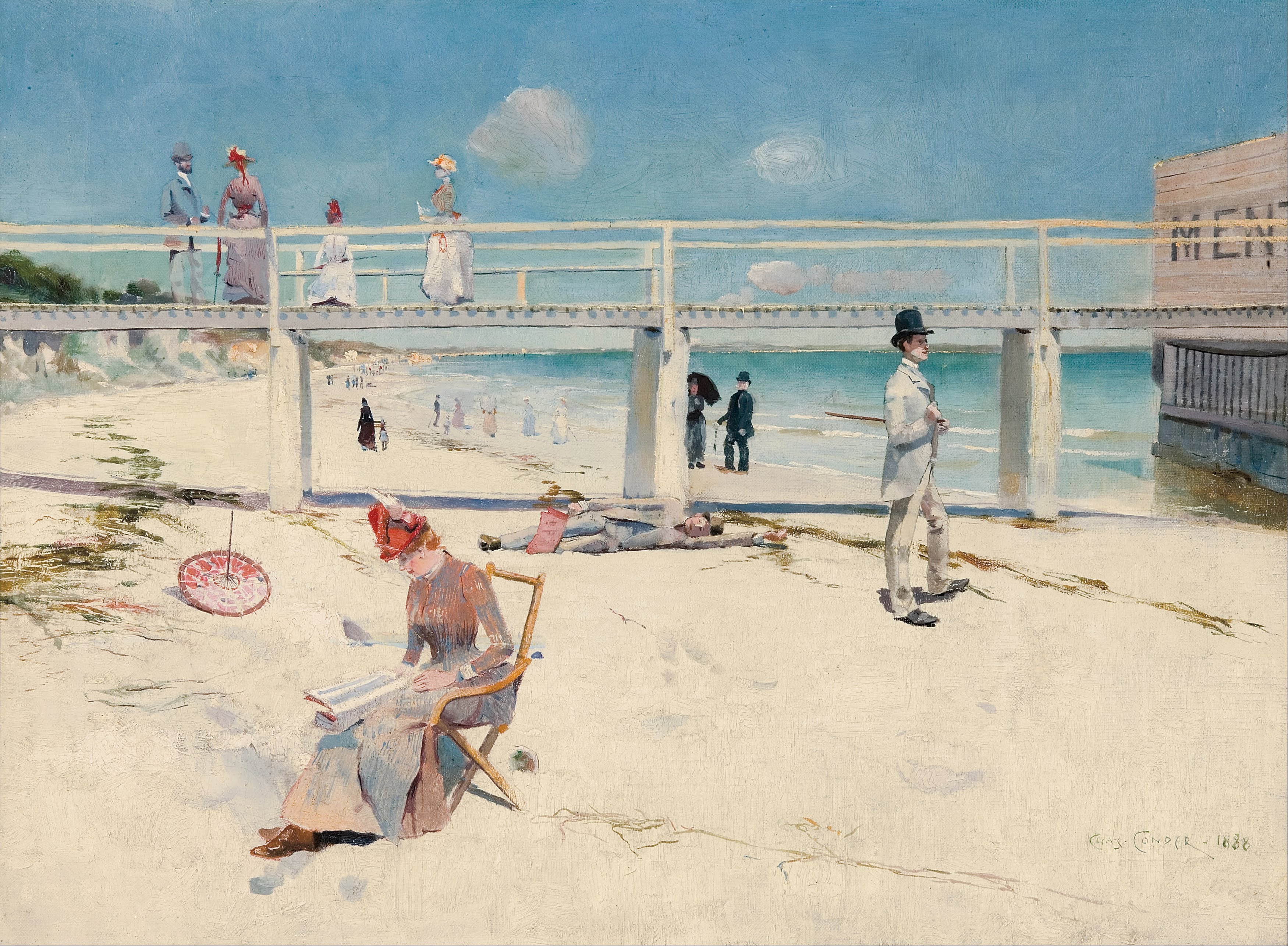 Des vacances à Mentone - Charles Conder
