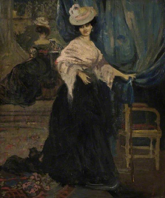 Portrait de Mme Amy Halford - Charles Conder