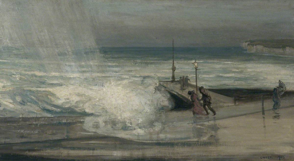 Journée orageuse à Brighton dans le Sussex de l’Est - Charles Conder - Alpha Reproduction