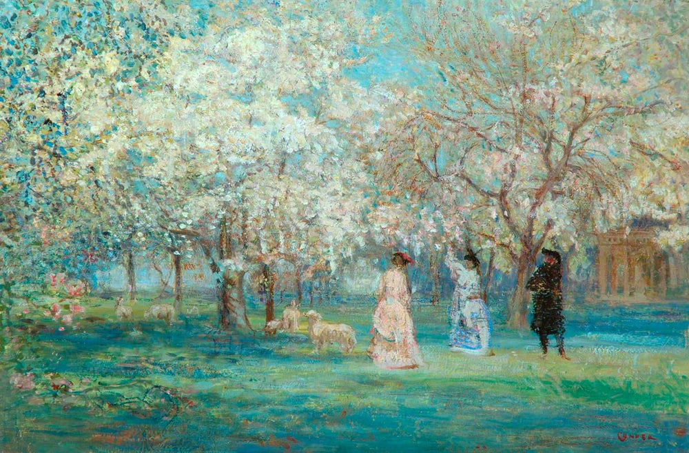 Le verger en fleurs - Charles Conder - Alpha Reproduction