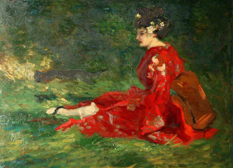 Kırmızı Kimono - Charles Conder