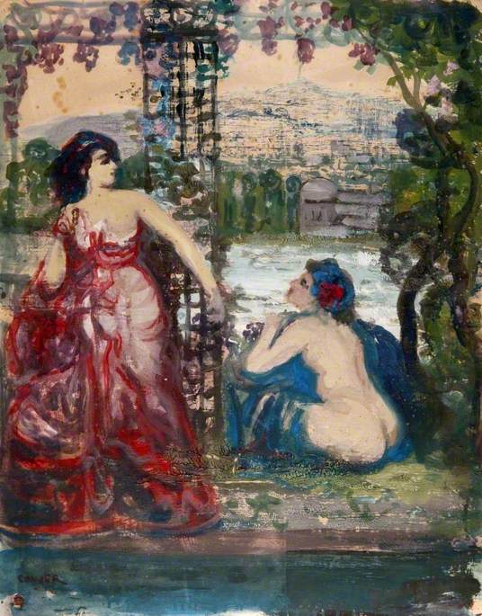 Le treillis - Charles Conder