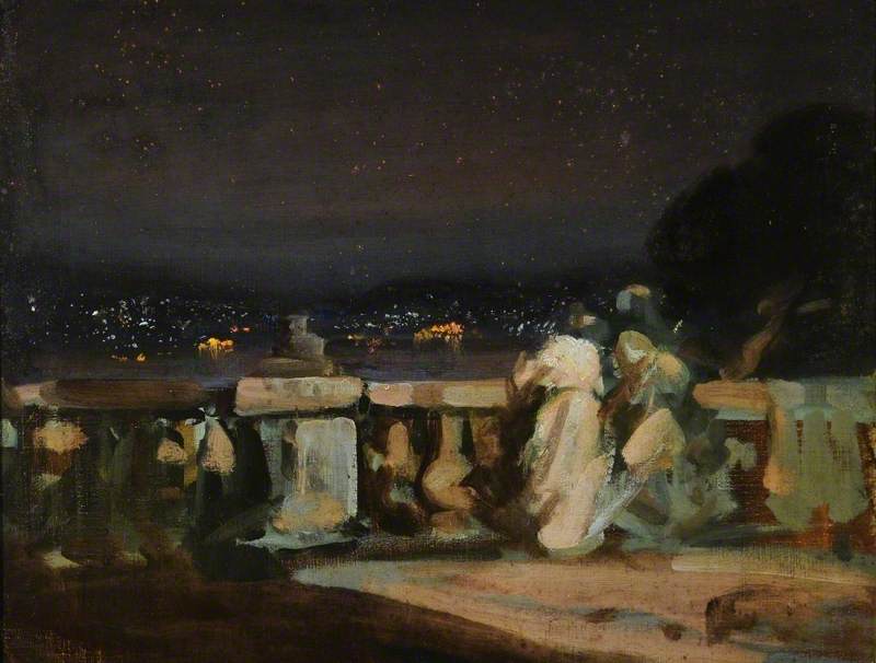 Saint-Cloud, Fransa'da Havai Fişekler - Charles Conder