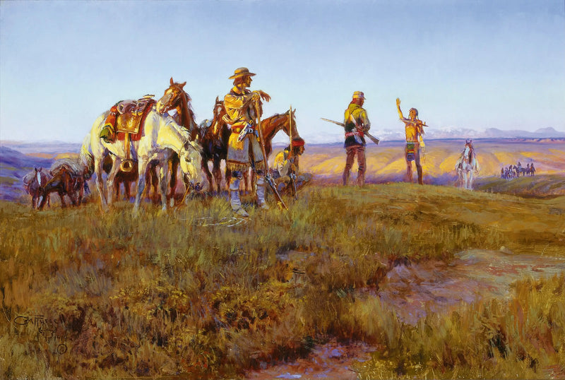 Wildman'in Barış Antlaşması – Barış Kâğıdı - Charles Marion Russell