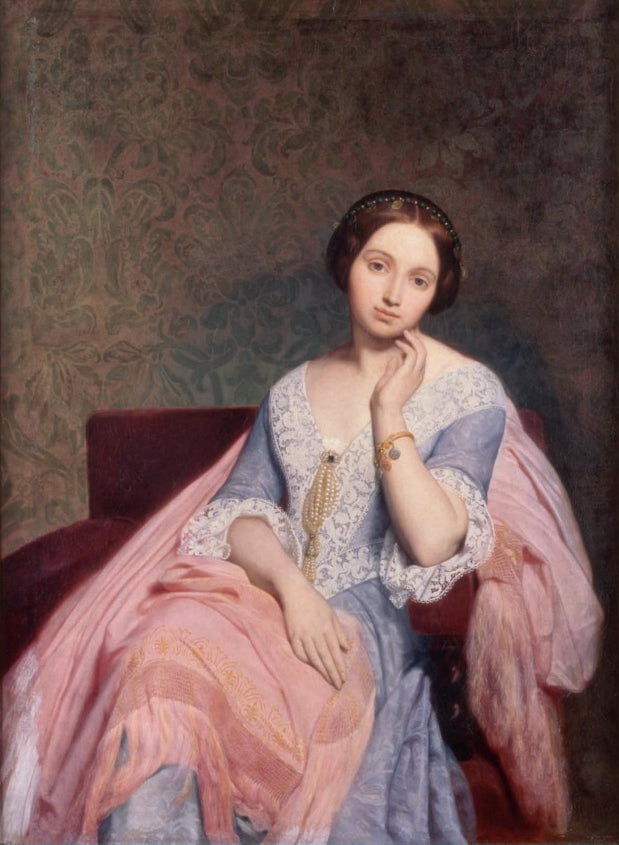 Portrait de la baronne Nathaniel de Rothschild - Ary Scheffer - Alpha Reproduction