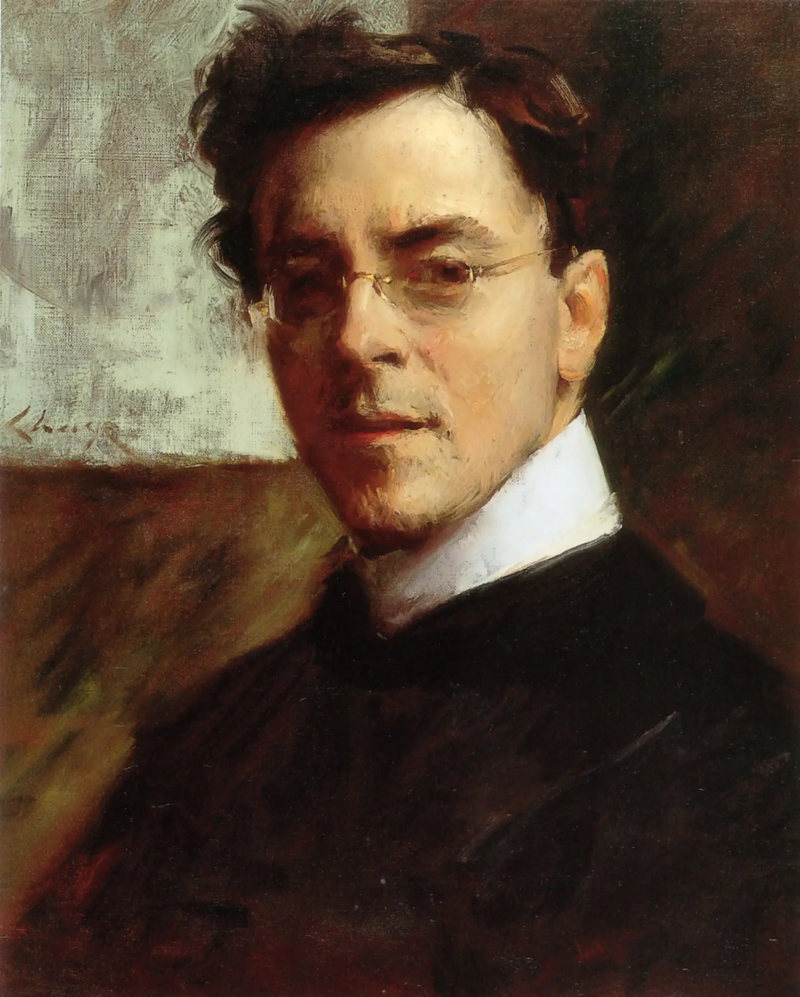 Portrait de Louis Betts - William Merritt Chase - Alpha Reproduction