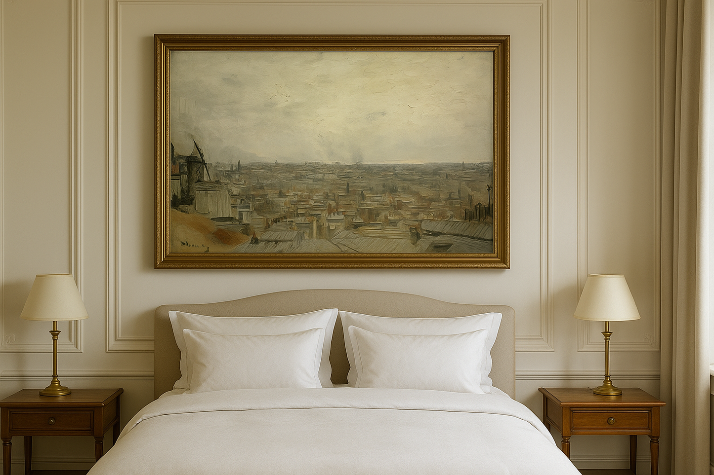 🏙️ Montmartre'den Paris manzarası – Vincent van Gogh (1886)