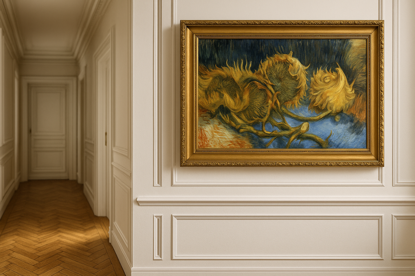 🌻 Dört solmuş ayçiçeği – Vincent van Gogh (1887)