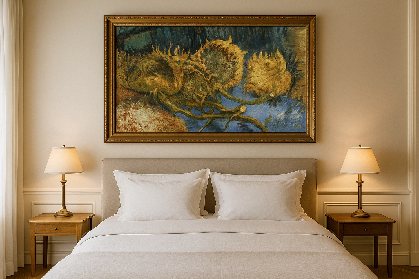 🌻 Dört solmuş ayçiçeği – Vincent van Gogh (1887)