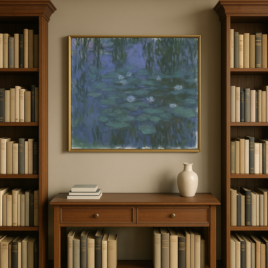 Mavi Nilüferler - Claude Monet