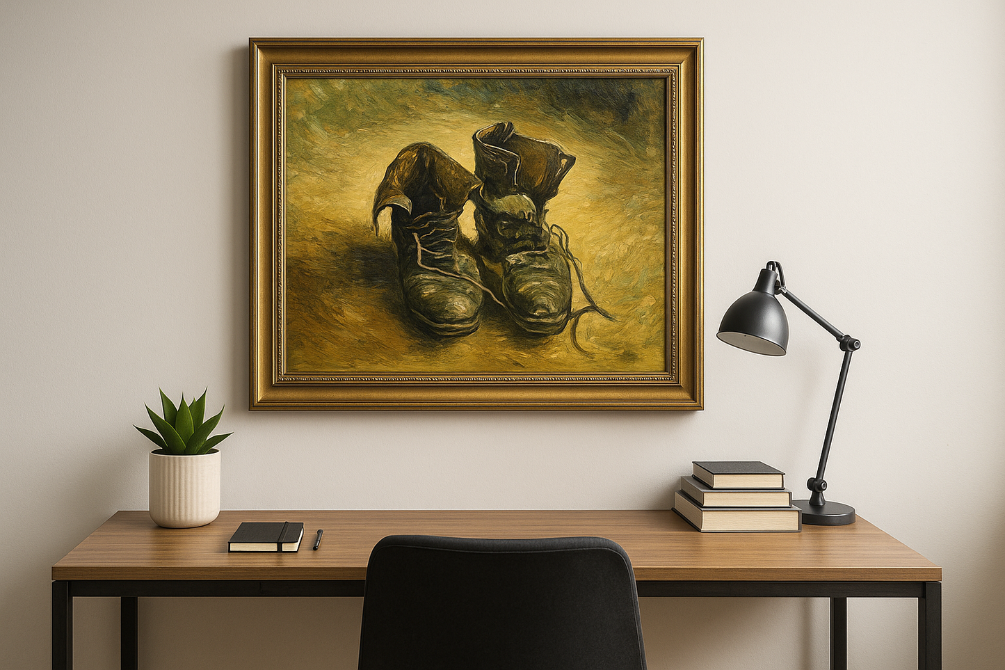 🥾 Bir çift ayakkabı – Vincent van Gogh (1886)