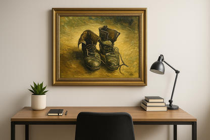 🥾 Bir çift ayakkabı – Vincent van Gogh (1886)