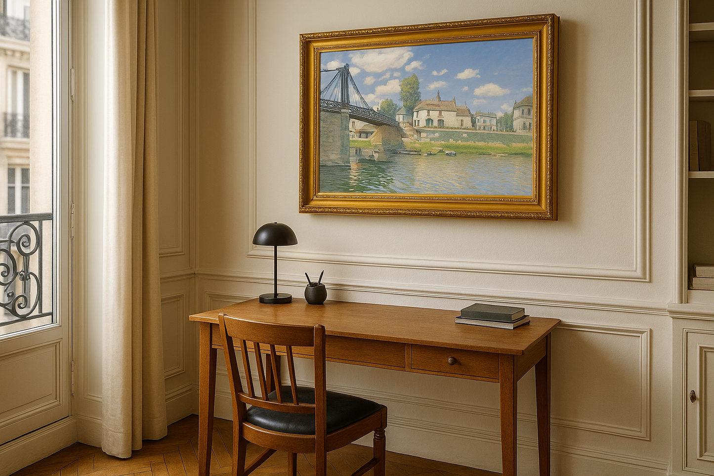 Villeneuve-la-Garenne Köprüsü - Alfred Sisley