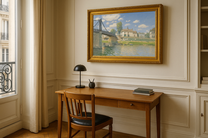 Villeneuve-la-Garenne Köprüsü - Alfred Sisley