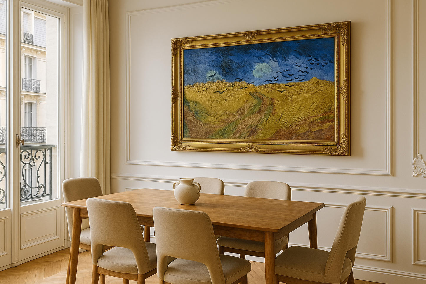 🖼️ Kargalarla Buğday Tarlası – Vincent van Gogh (1890)