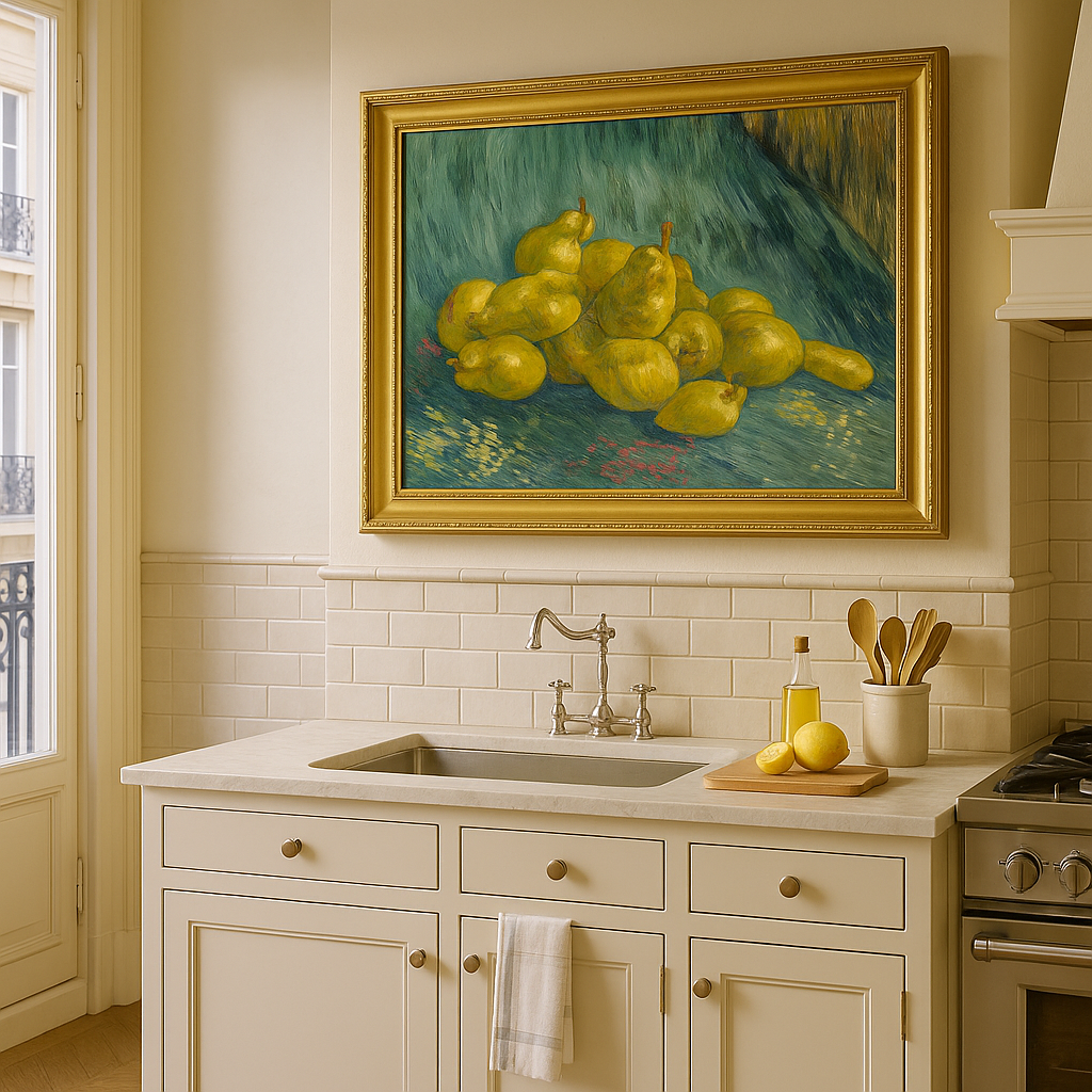 🍐 Ayvalı Natürmort – Vincent van Gogh (1887)