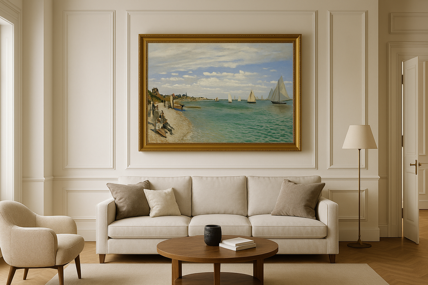 ⛵ Sainte-Adresse'de Yelken Yarışları – Claude Monet (1867)