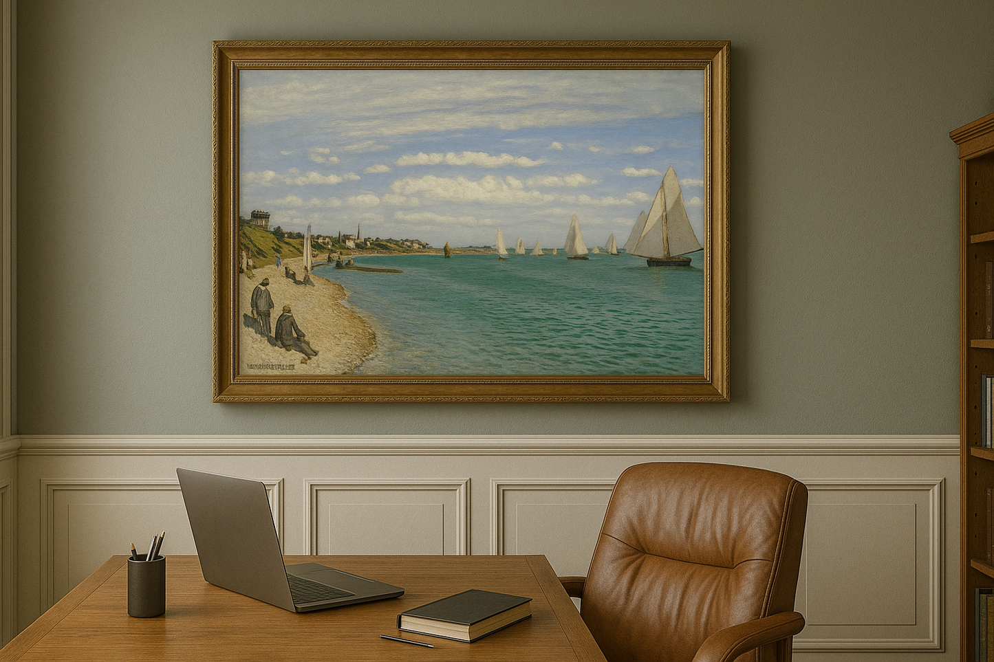⛵ Sainte-Adresse'de Yelken Yarışları – Claude Monet (1867)