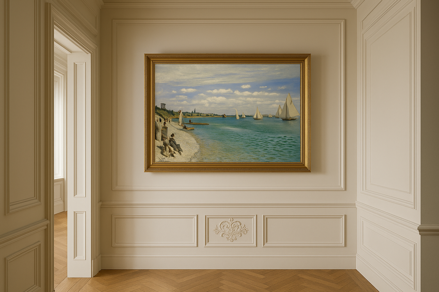 ⛵ Sainte-Adresse'de Yelken Yarışları – Claude Monet (1867)
