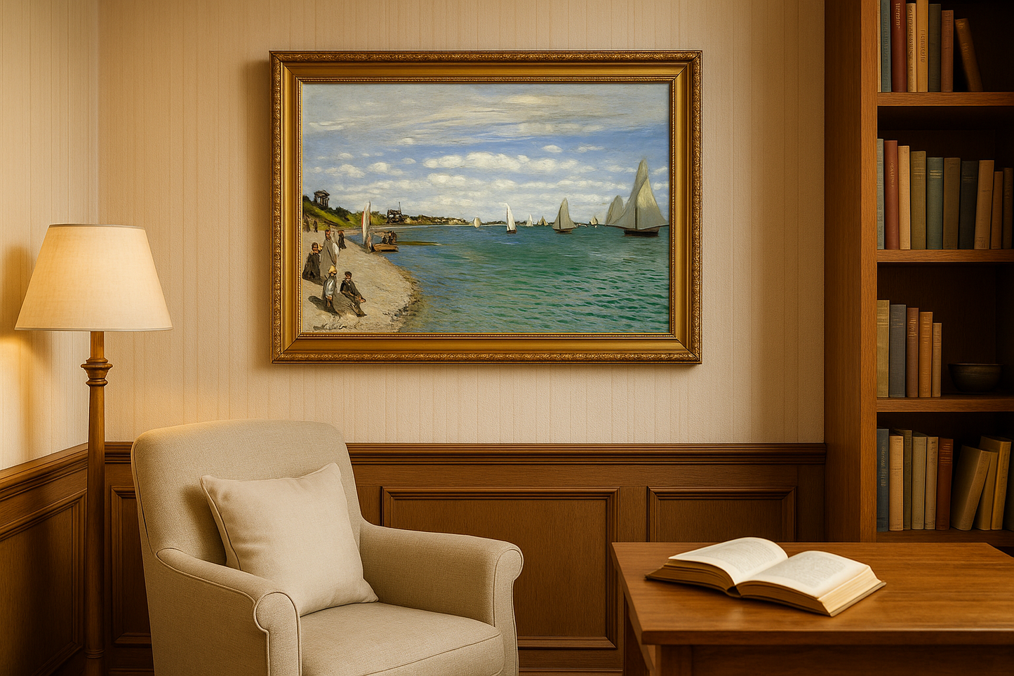 ⛵ Sainte-Adresse'de Yelken Yarışları – Claude Monet (1867)