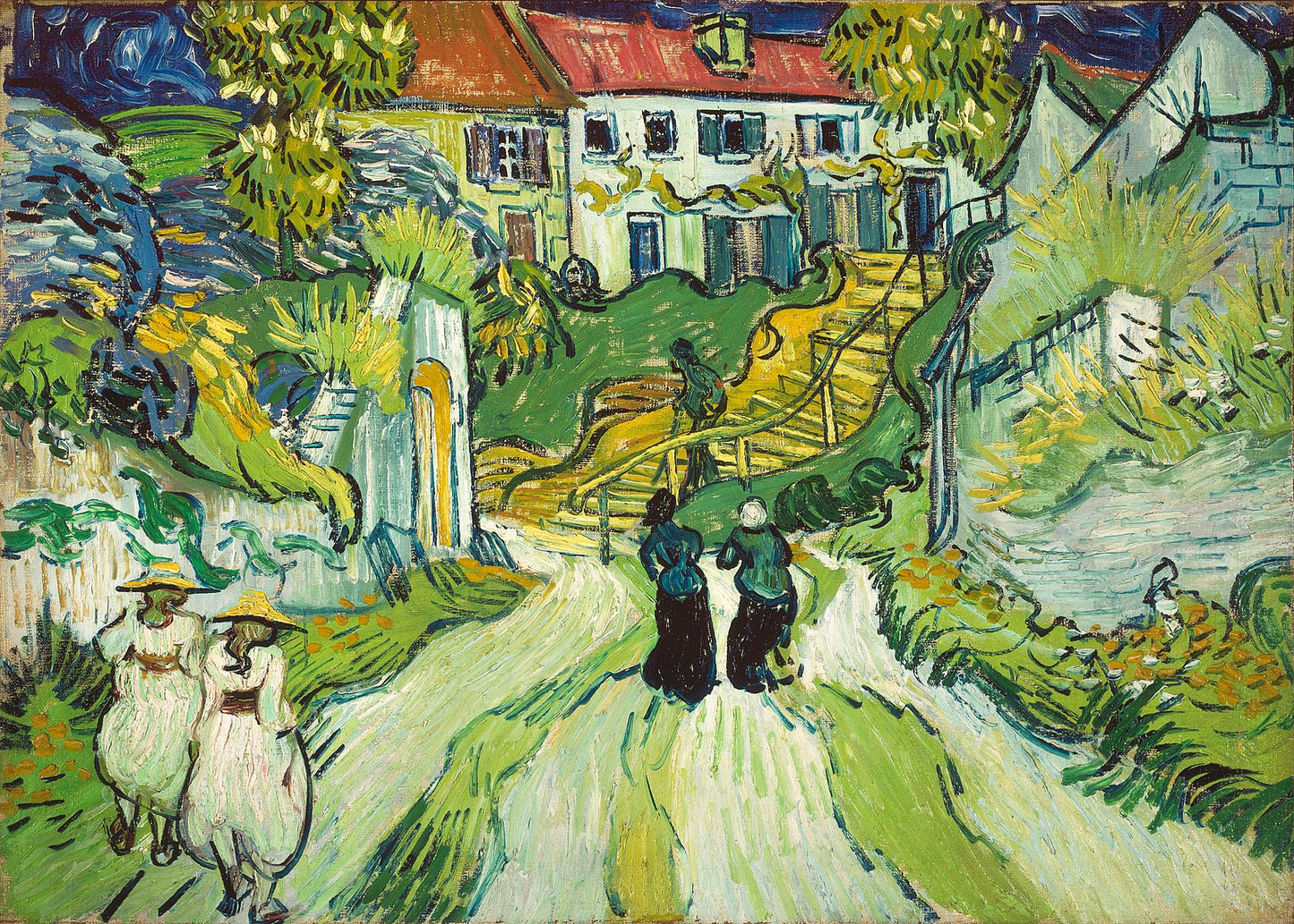 🏞️ Auvers-sur-Oise'de Yol ve Merdiven – Vincent van Gogh (1890)