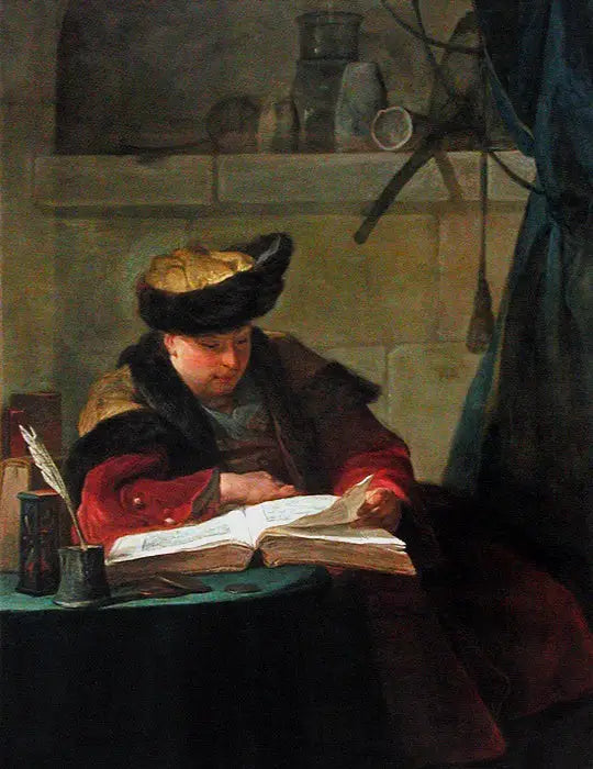 Bir kimyager laboratuvarında - Jean Siméon Chardin